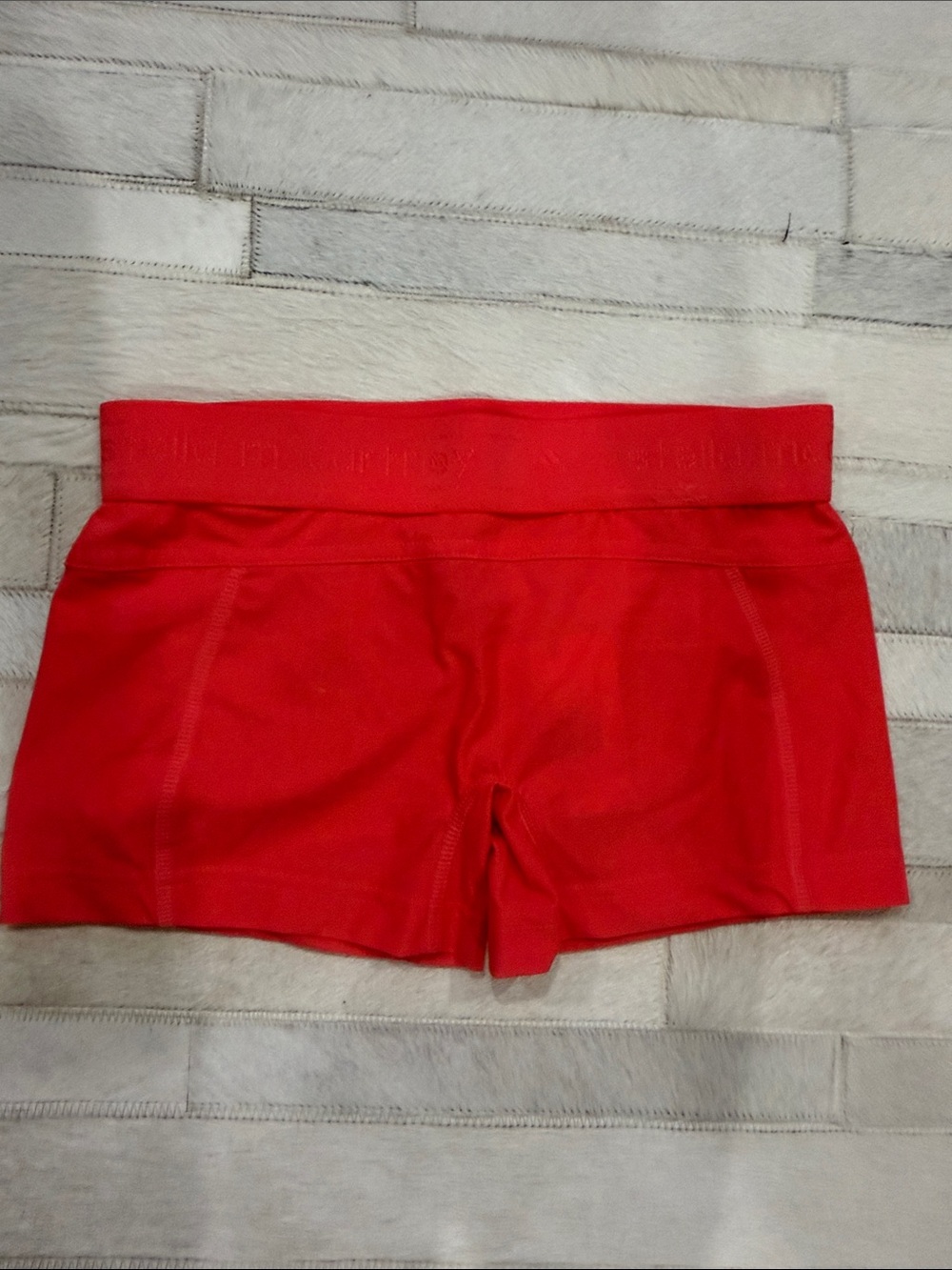 adidas Stella McCartney Red Performance HotPant women’s  shorts